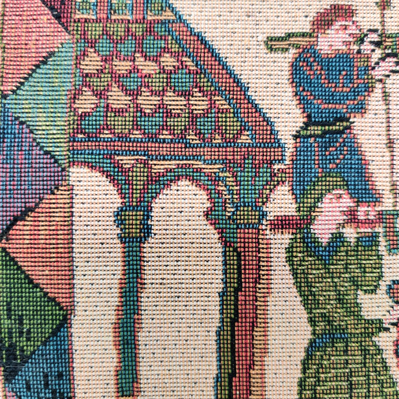 Traditional Tapestries Bayeux Tapestry Wall Plaque Textile Art Middle Ages ~6x13 - Picture 11 of 16